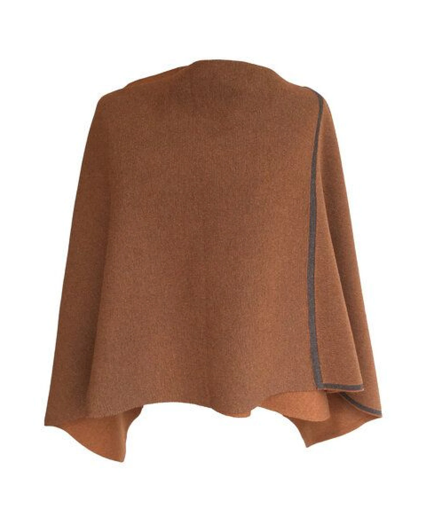 austriandesign.at DreieckPoncho reversibel dünn aus extrafeiner Merinowolle – Ansicht 3