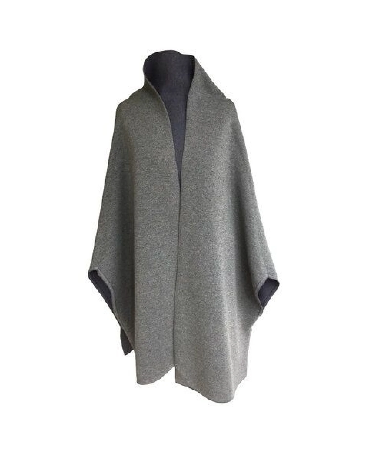 austriandesign.at MantelCape reversibel aus extrafeiner Merinowolle – Ansicht 3