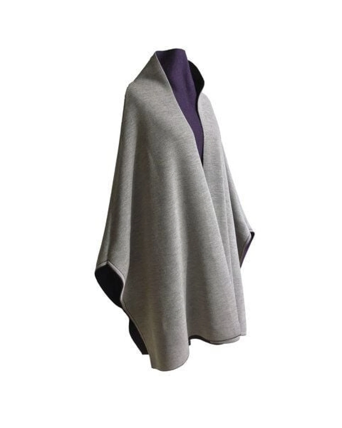 austriandesign.at MantelCape reversibel aus extrafeiner Merinowolle – Ansicht 4