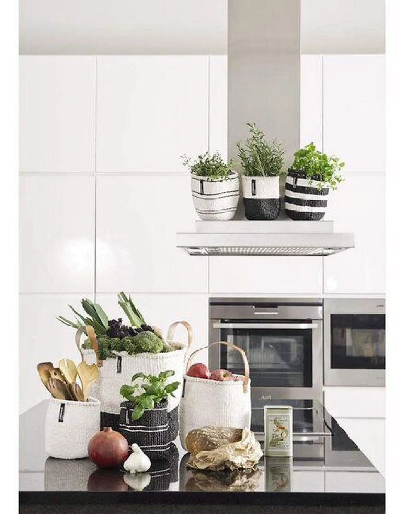 KIONDO Körbe XS - Sisal/Papier Aufbewahrungs- & Pflanzkorb - Mifuko – Ansicht 2