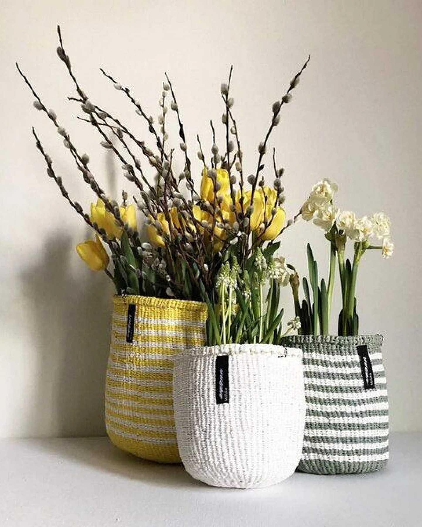 KIONDO Körbe XS - Sisal/Papier Aufbewahrungs- & Pflanzkorb - Mifuko – Ansicht 2