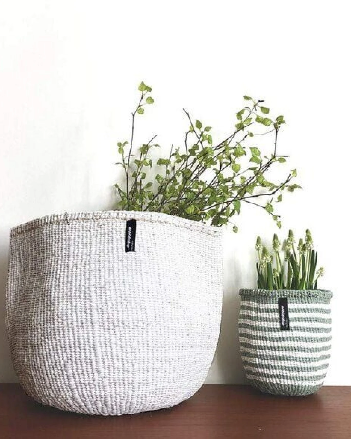 KIONDO Körbe XS - Sisal/Papier Aufbewahrungs- & Pflanzkorb - Mifuko – Ansicht 3