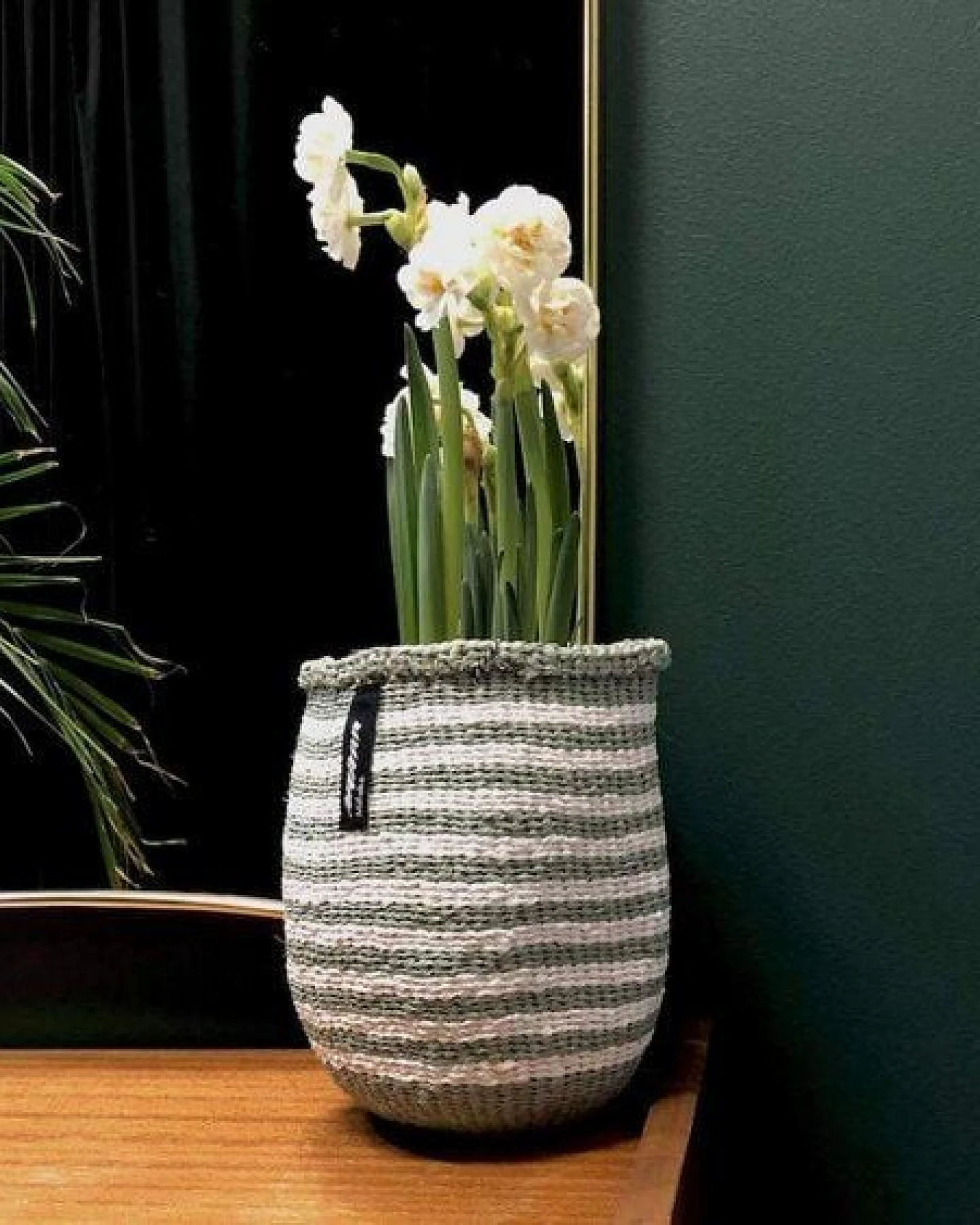 KIONDO Körbe XS - Sisal/Papier Aufbewahrungs- & Pflanzkorb - Mifuko – Ansicht 4