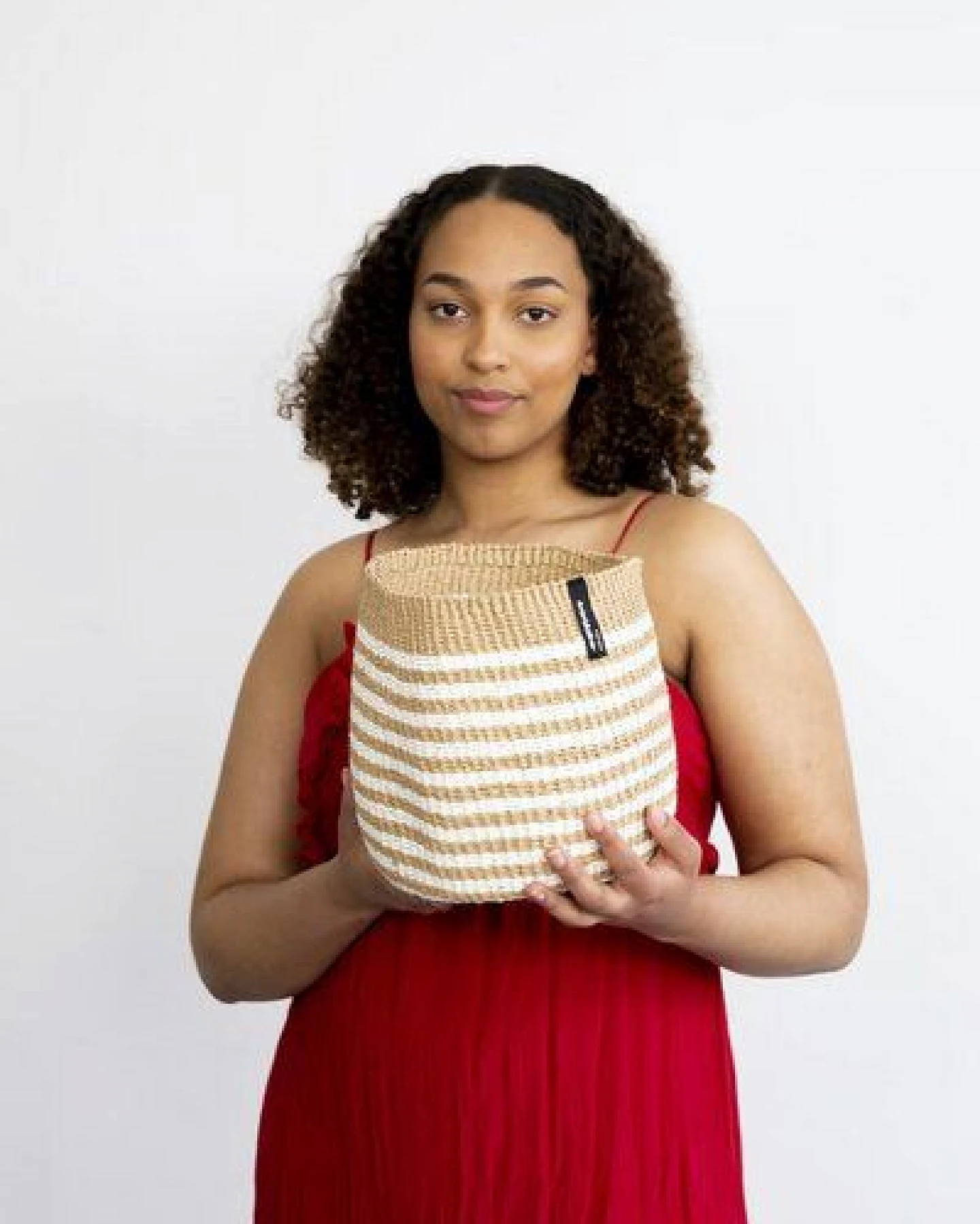 KIONDO Körbe S - Sisal Aufbewahrungs- & Pflanzkorb - Upcycling by Mifuko – Ansicht 4