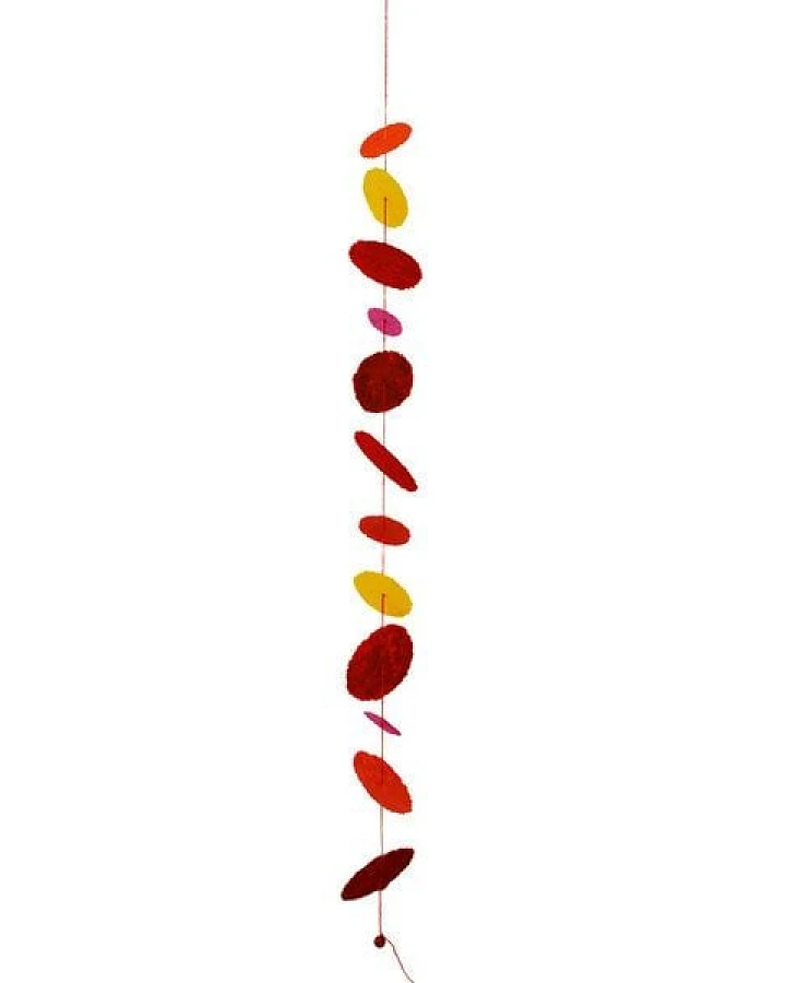 Sundara Deko-Girlande "Cascade" aus handgeschöpftem Recycling Baumwollpapier