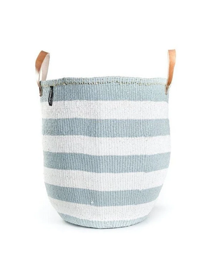 KIONDO Körbe L - 3in1 Sisal Tragetasche, Aufbewahrungs- & Pflanzkorb - Mifuko