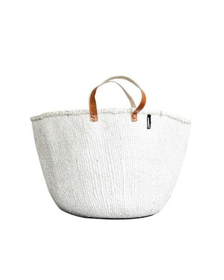 KIONDO Körbe XXL - 3in1 Sisal Tragetasche, Aufbewahrungs- & Pflanzkorb - Mifuko