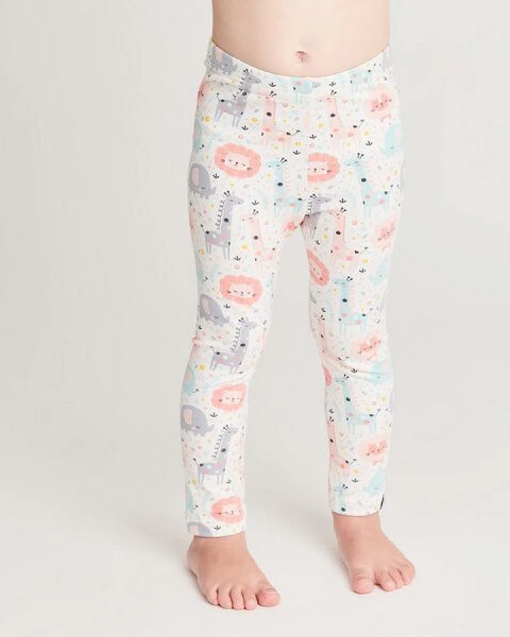 Cheeky Apple Leggings "Mini Jungle Rose" aus Bio-Baumwolle