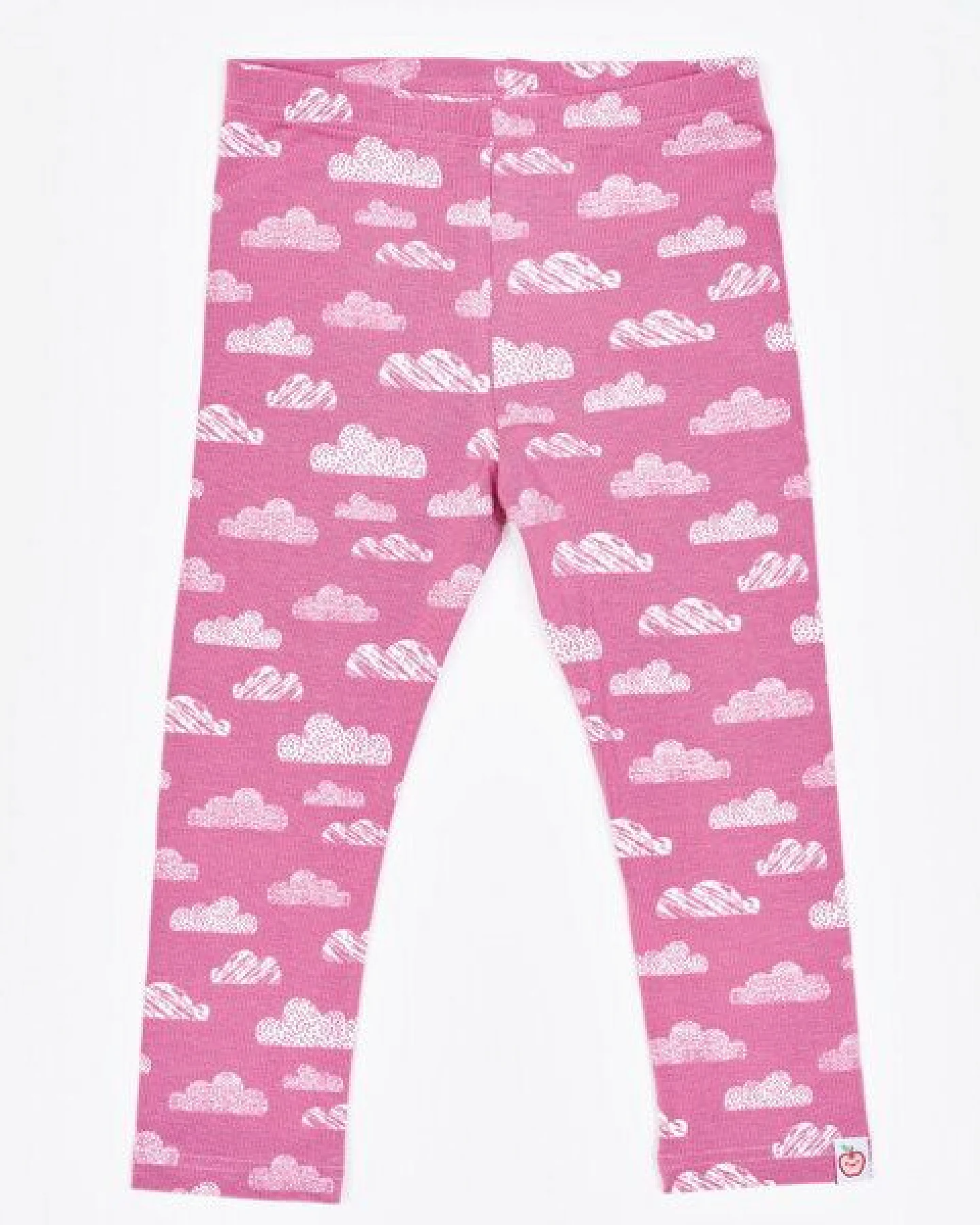Cheeky Apple Leggings "Wolken Vintage Rose" aus Bio-Baumwolle – Ansicht 2