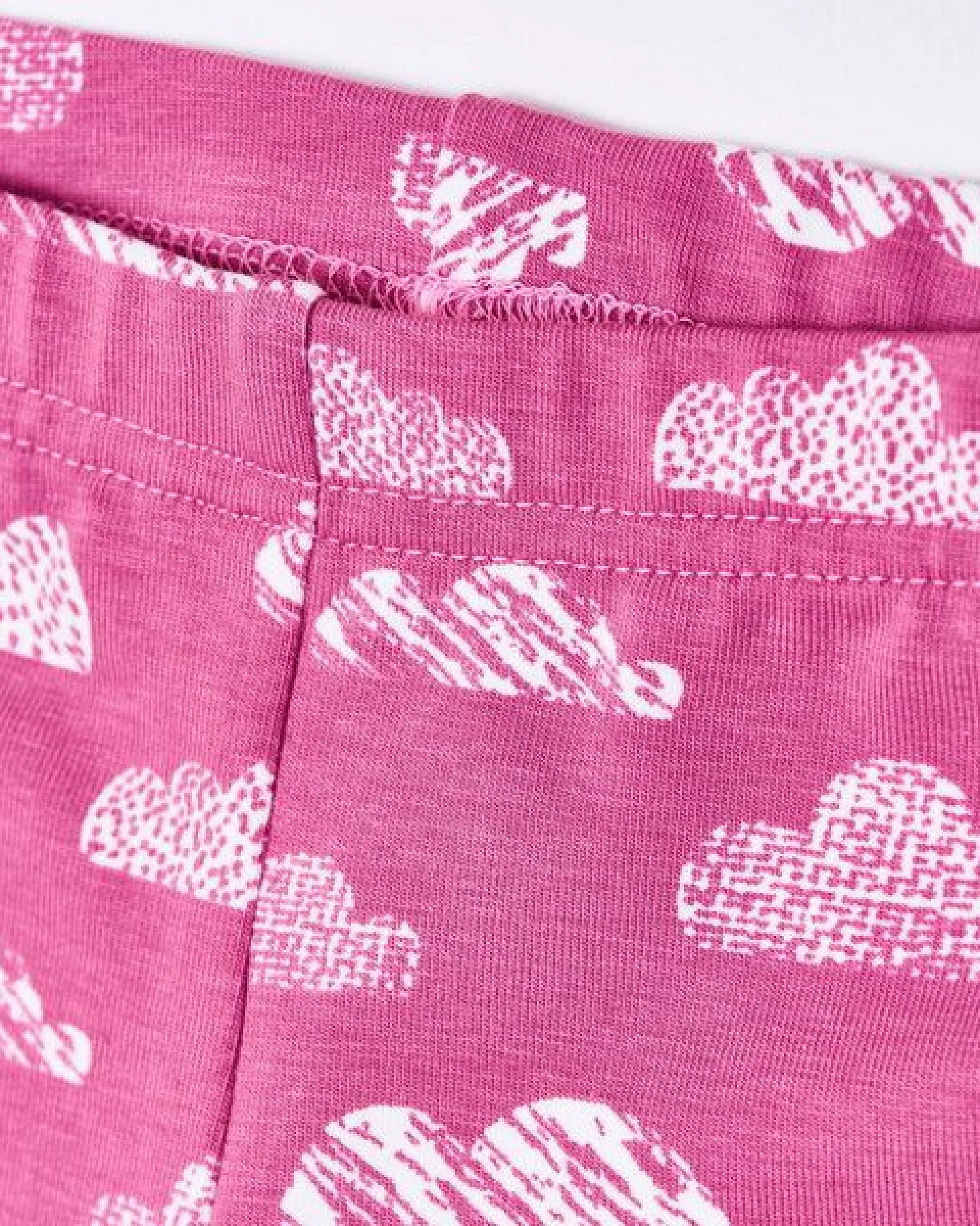 Cheeky Apple Leggings "Wolken Vintage Rose" aus Bio-Baumwolle – Ansicht 3