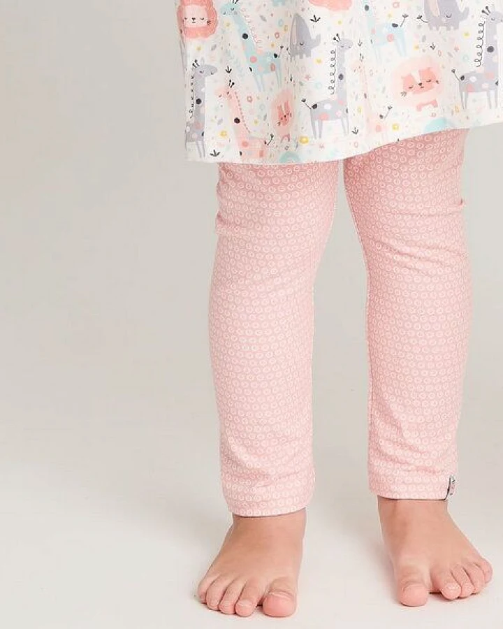 Cheeky Apple Leggings "Kuller Peach Rose" aus Bio-Baumwolle