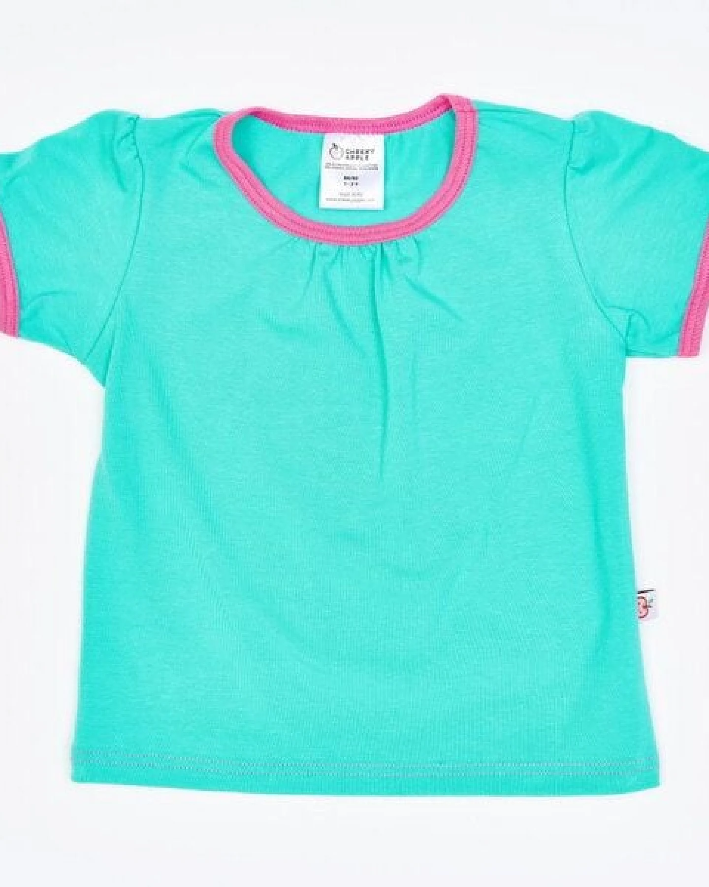 Cheeky Apple Mädchen Kurzarm-Top "Mint – Ansicht 2