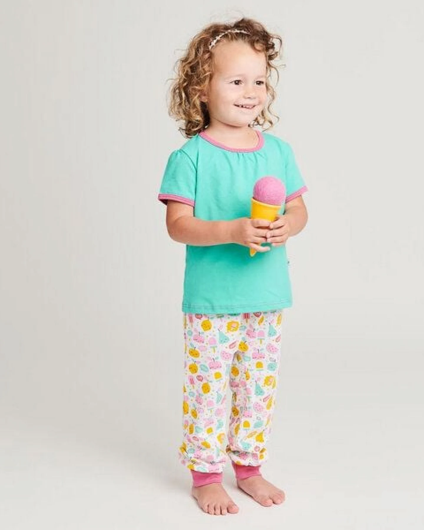Cheeky Apple Mädchen Kurzarm-Top "Mint – Ansicht 4