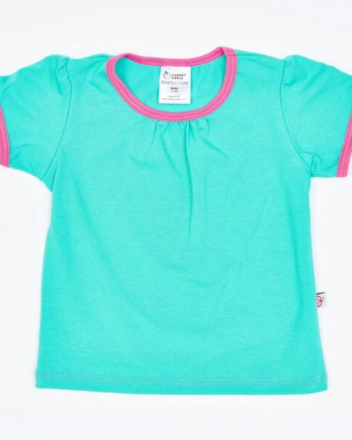 Cheeky Apple Mädchen Kurzarm-Top "Mint – Ansicht 2