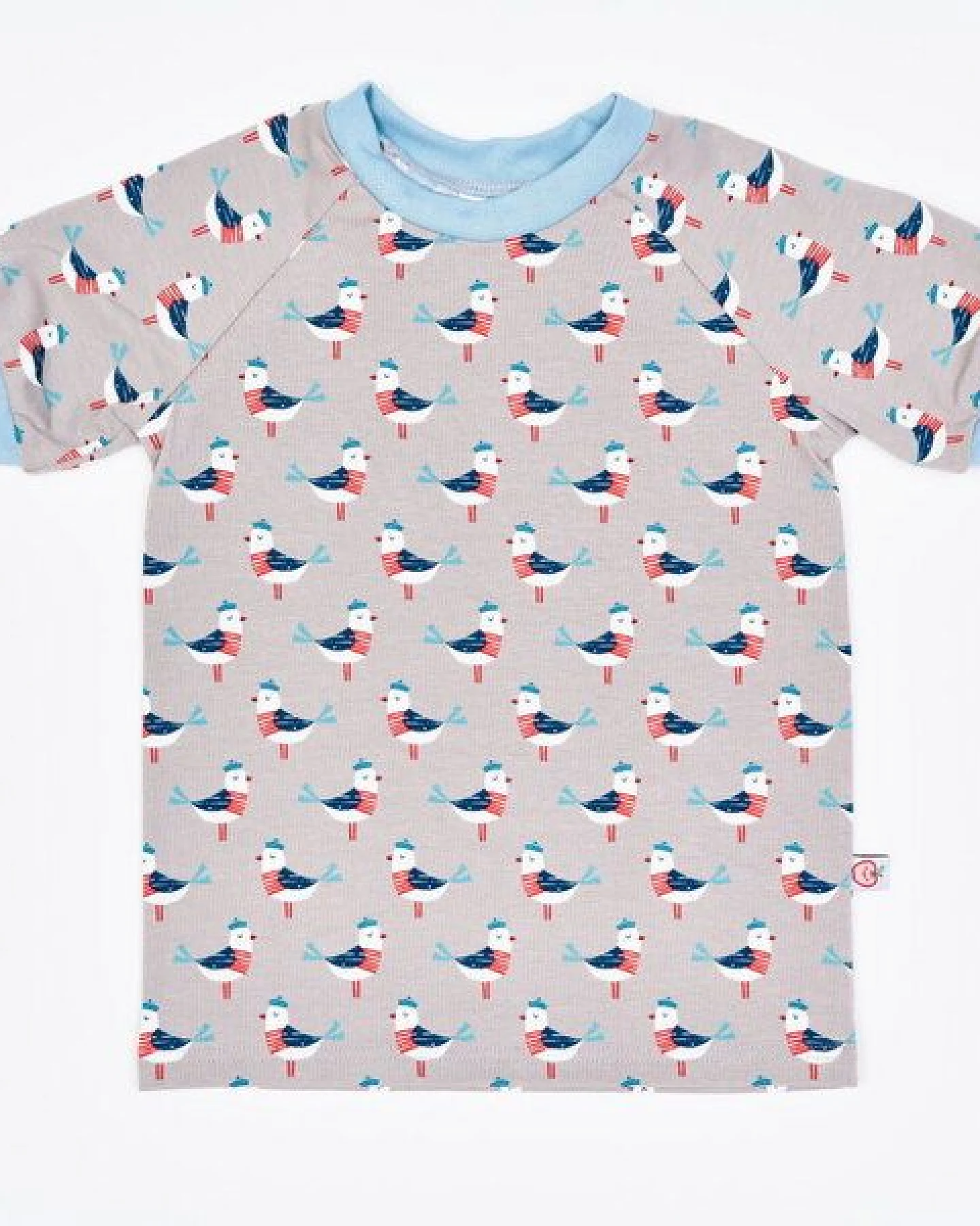 Cheeky Apple Buben T-Shirt "Strandmöwe Fiete" aus Bio-Baumwolle – Ansicht 2