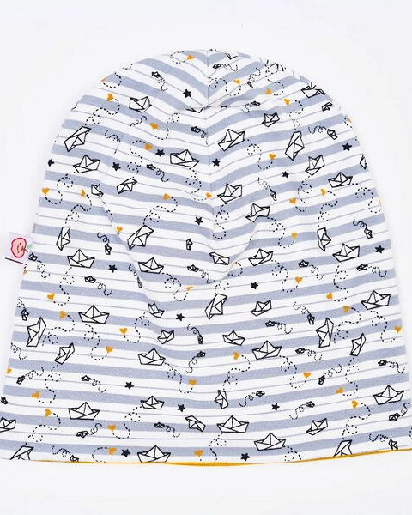 Cheeky Apple Beanie-Haube "Goldschiffchen" aus Bio-Baumwolle – Ansicht 2
