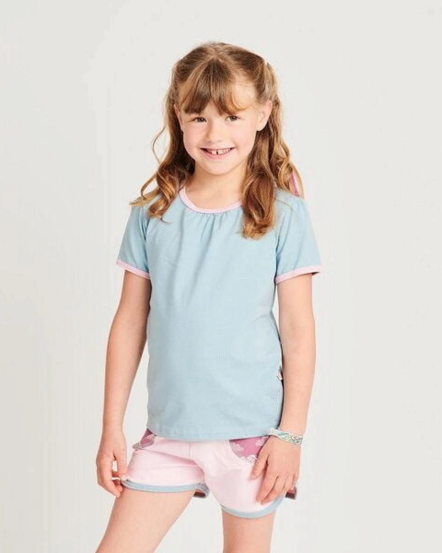 Cheeky Apple Sommer-Shorts "Hellrosa – Ansicht 4