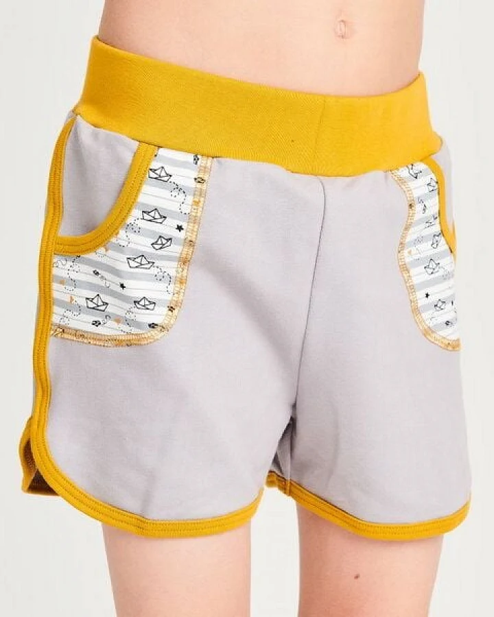 Cheeky Apple Sommer-Shorts "Sommersweat Grau