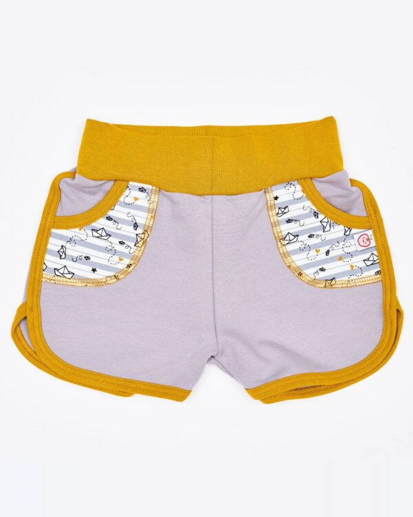 Cheeky Apple Sommer-Shorts "Sommersweat Grau – Ansicht 2