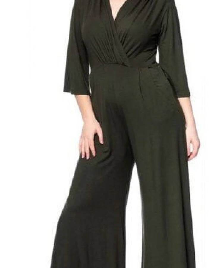 Ingoria MARIKA Jersey-Jumpsuit im Wickel-Look