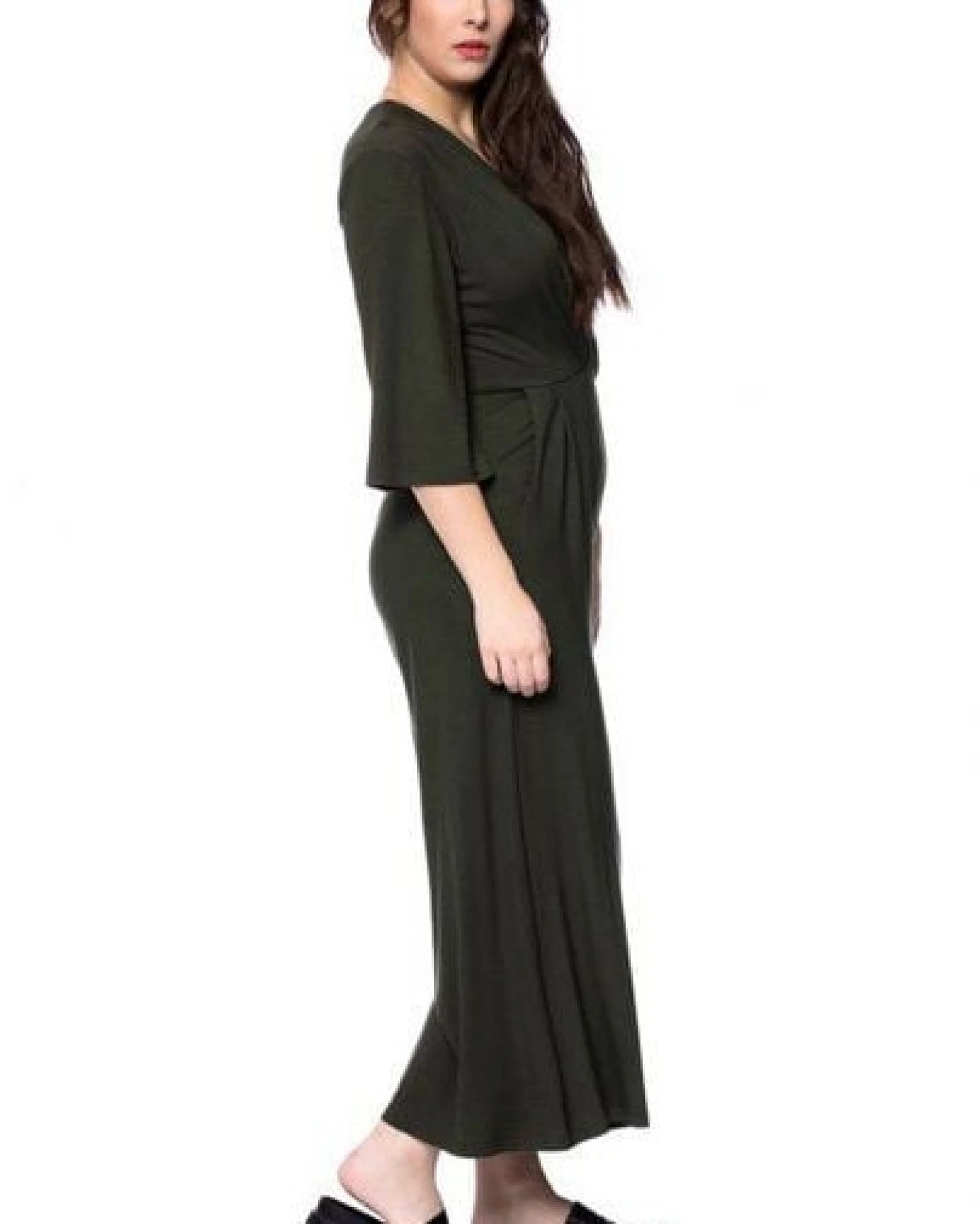 Ingoria MARIKA Jersey-Jumpsuit im Wickel-Look – Ansicht 3