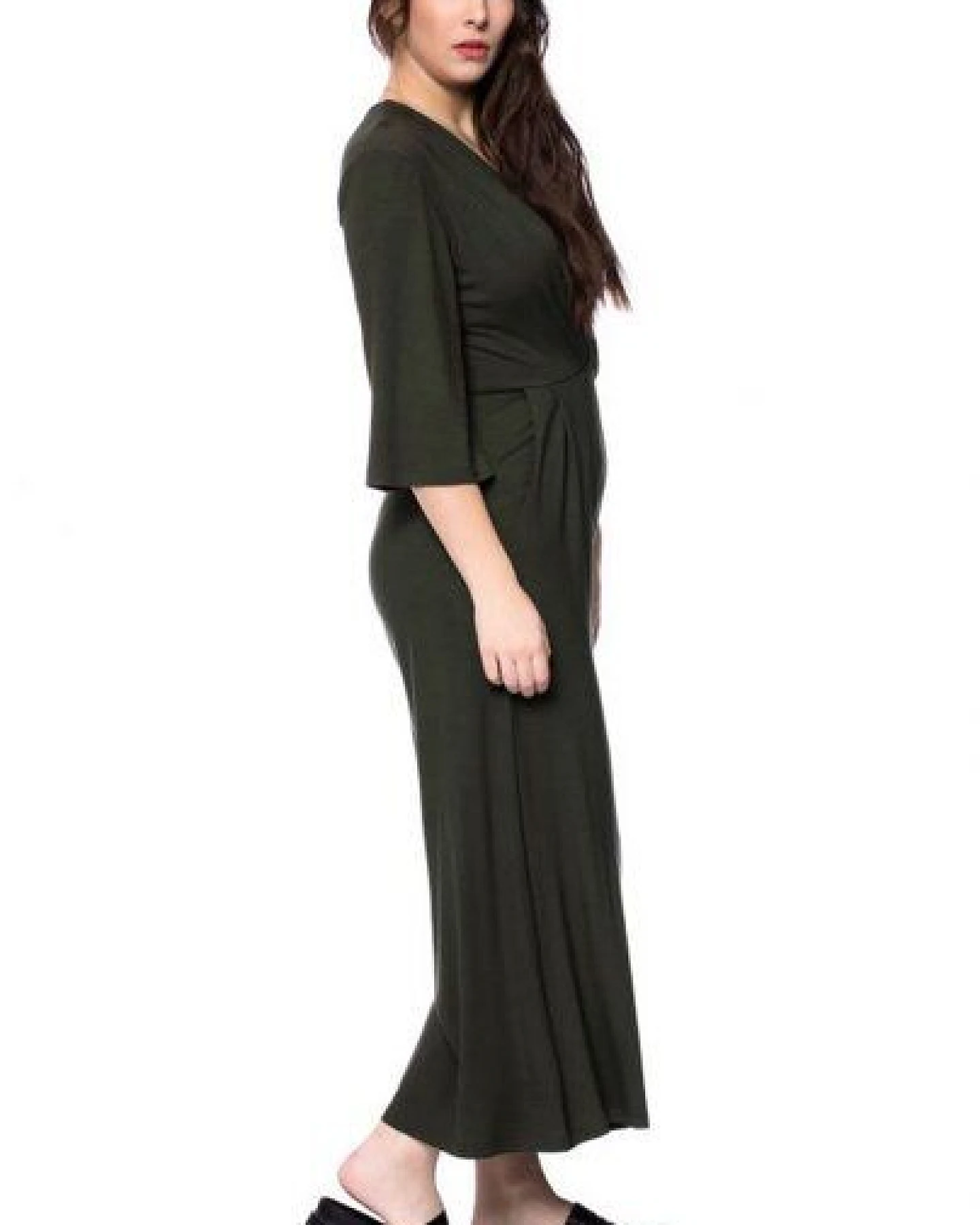 Ingoria MARIKA Jersey-Jumpsuit im Wickel-Look – Ansicht 3