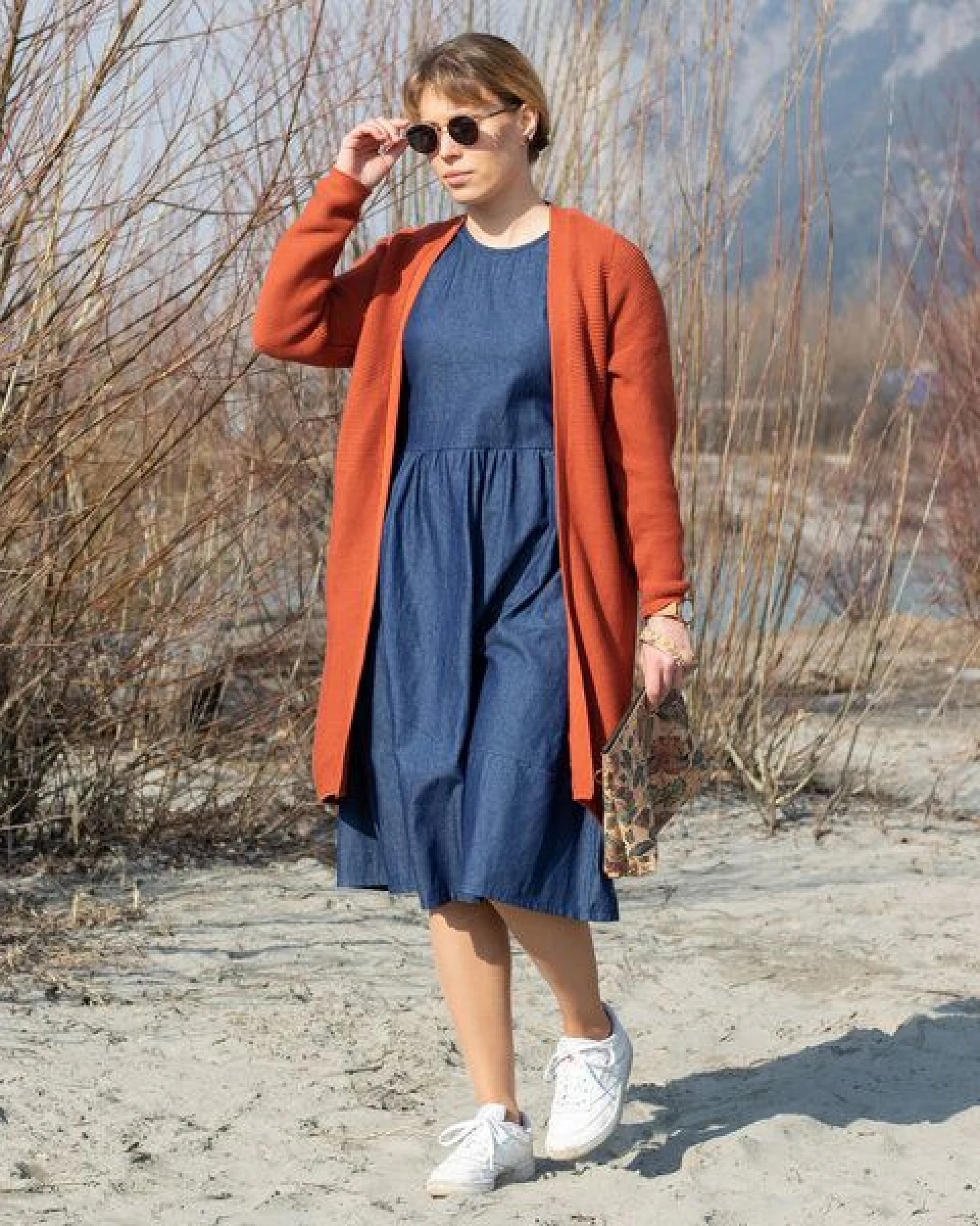 GARY MASH Kleid Wylie aus leichtem Denim – Ansicht 2