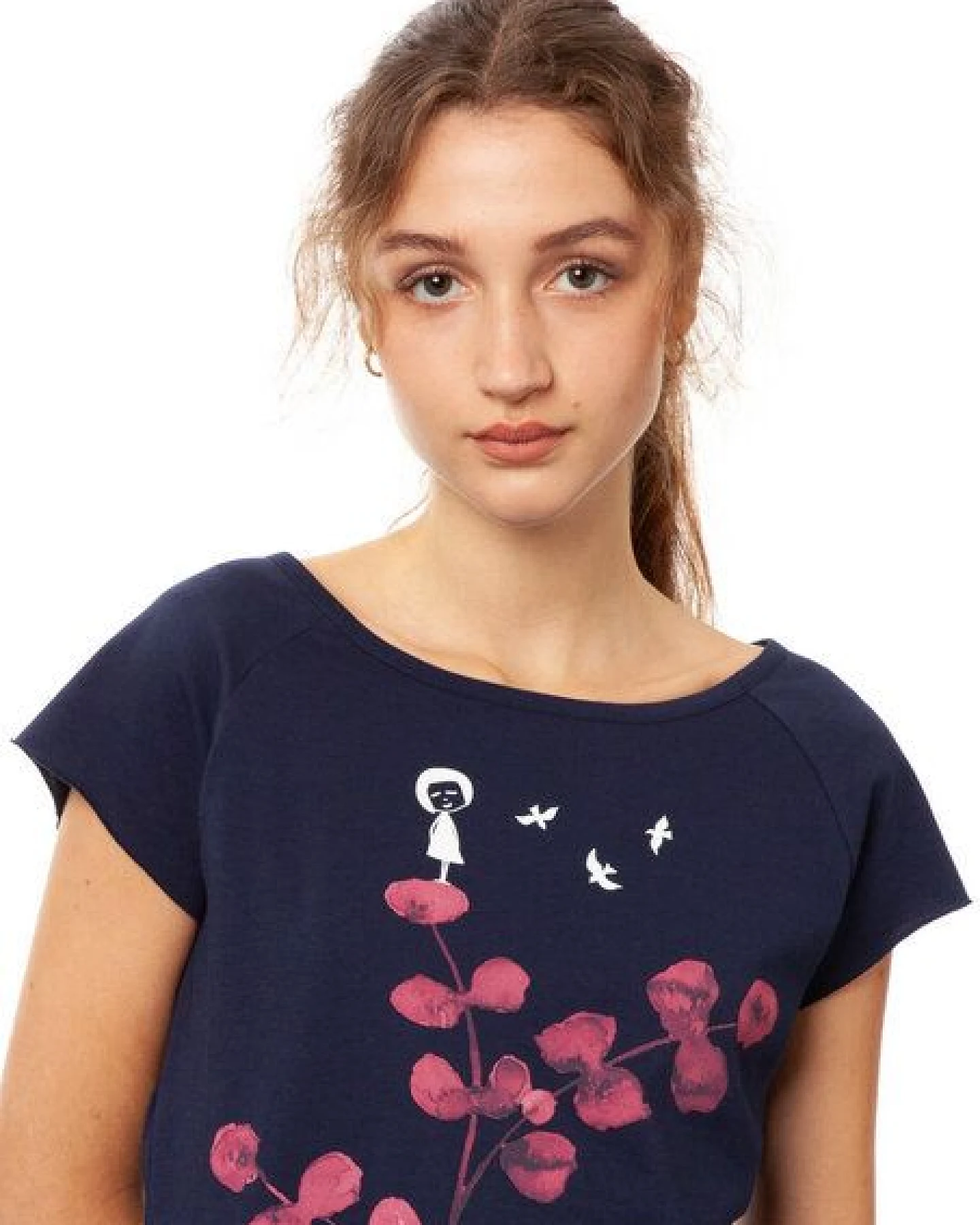 FellHerz Damen T-Shirt Eukalyptusmädchen – Ansicht 2