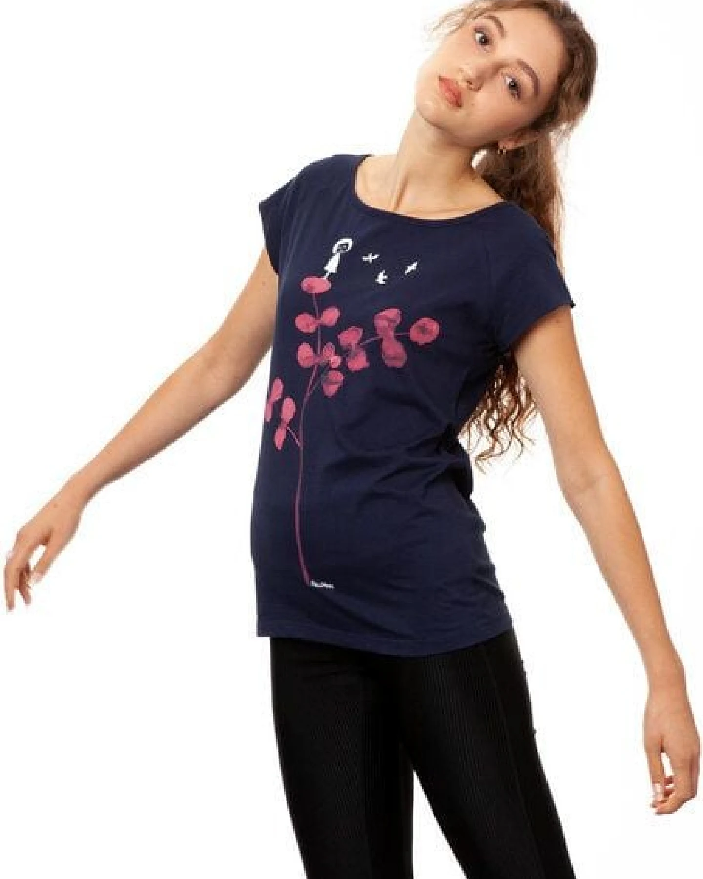 FellHerz Damen T-Shirt Eukalyptusmädchen – Ansicht 4