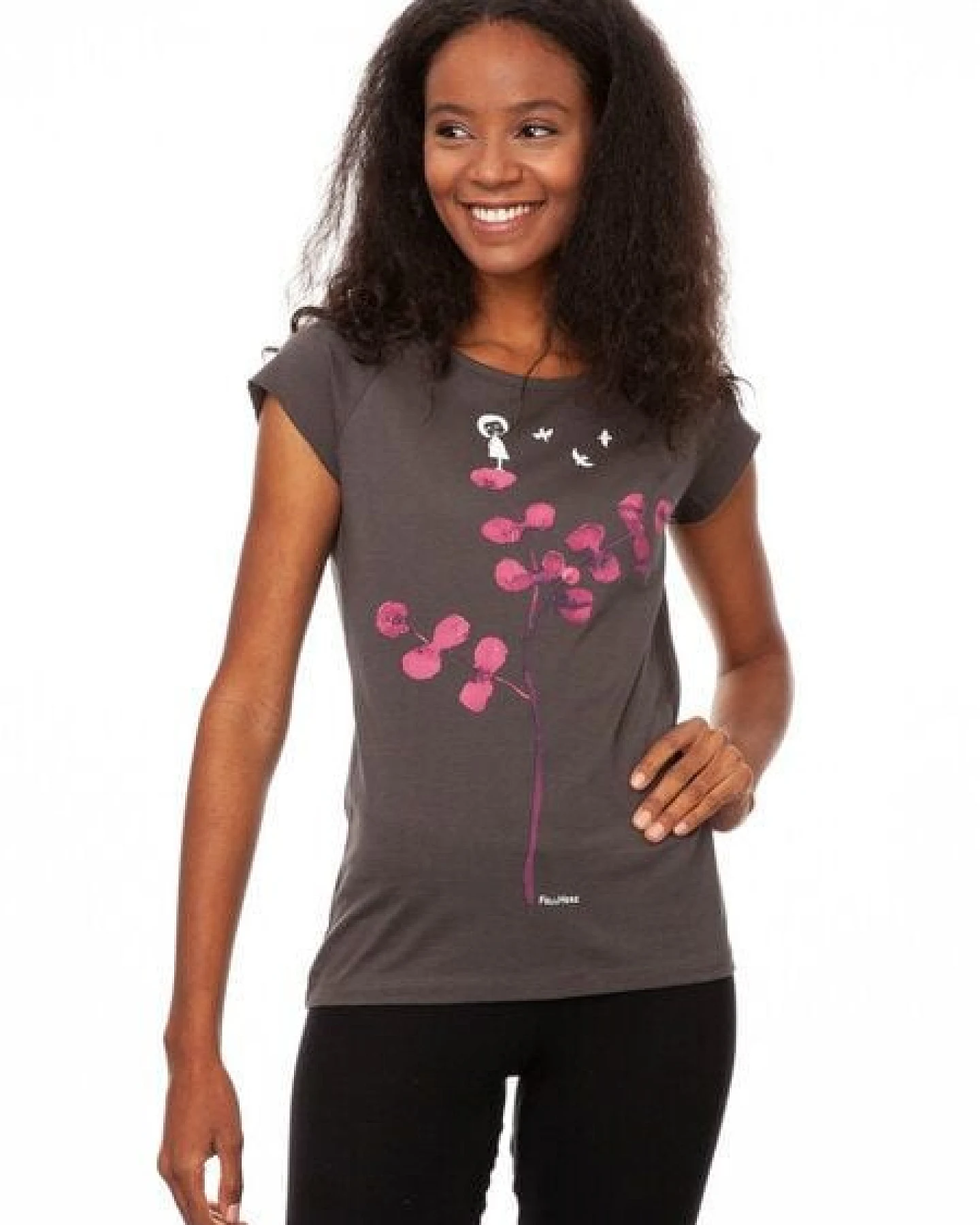 FellHerz Damen T-Shirt Eukalyptusmädchen – Ansicht 4