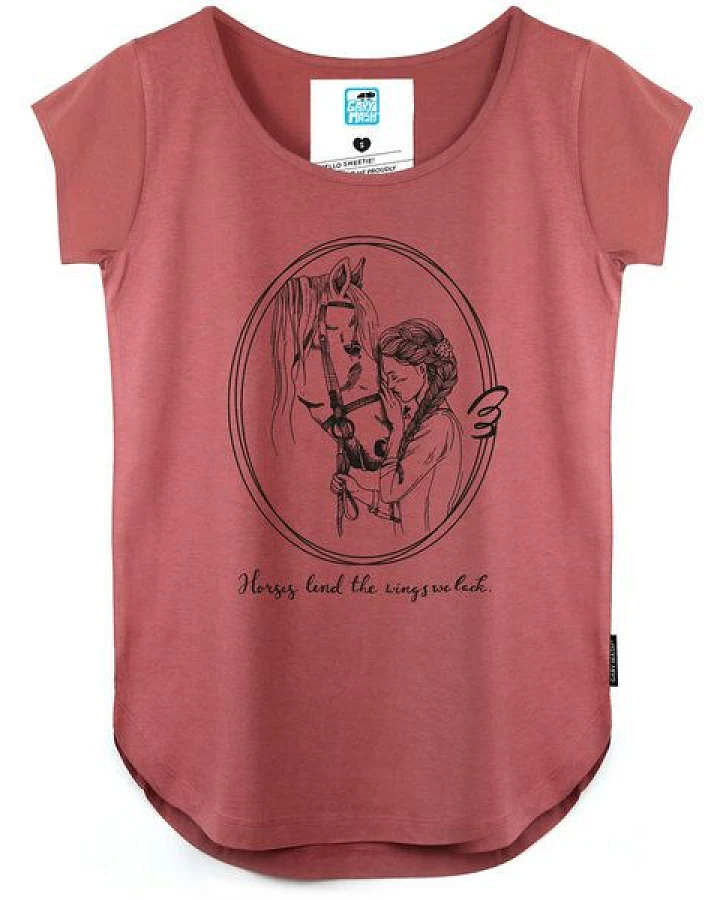 GARY MASH Shirt Asheville Pferdeliebe aus Biobaumwolle