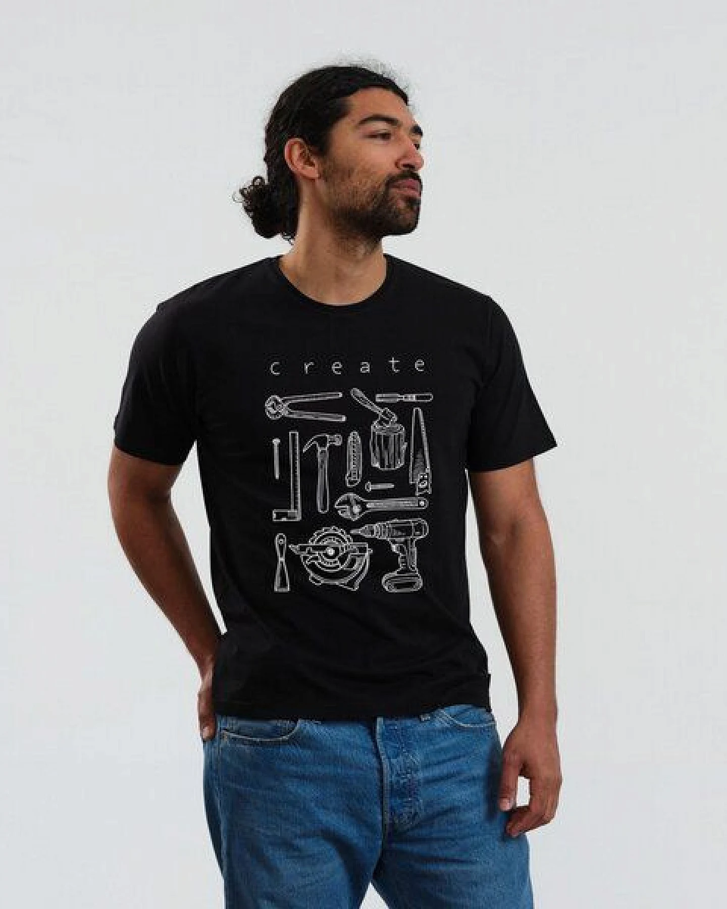 GARY MASH Shirt Create groß aus Biobaumwolle – Ansicht 2