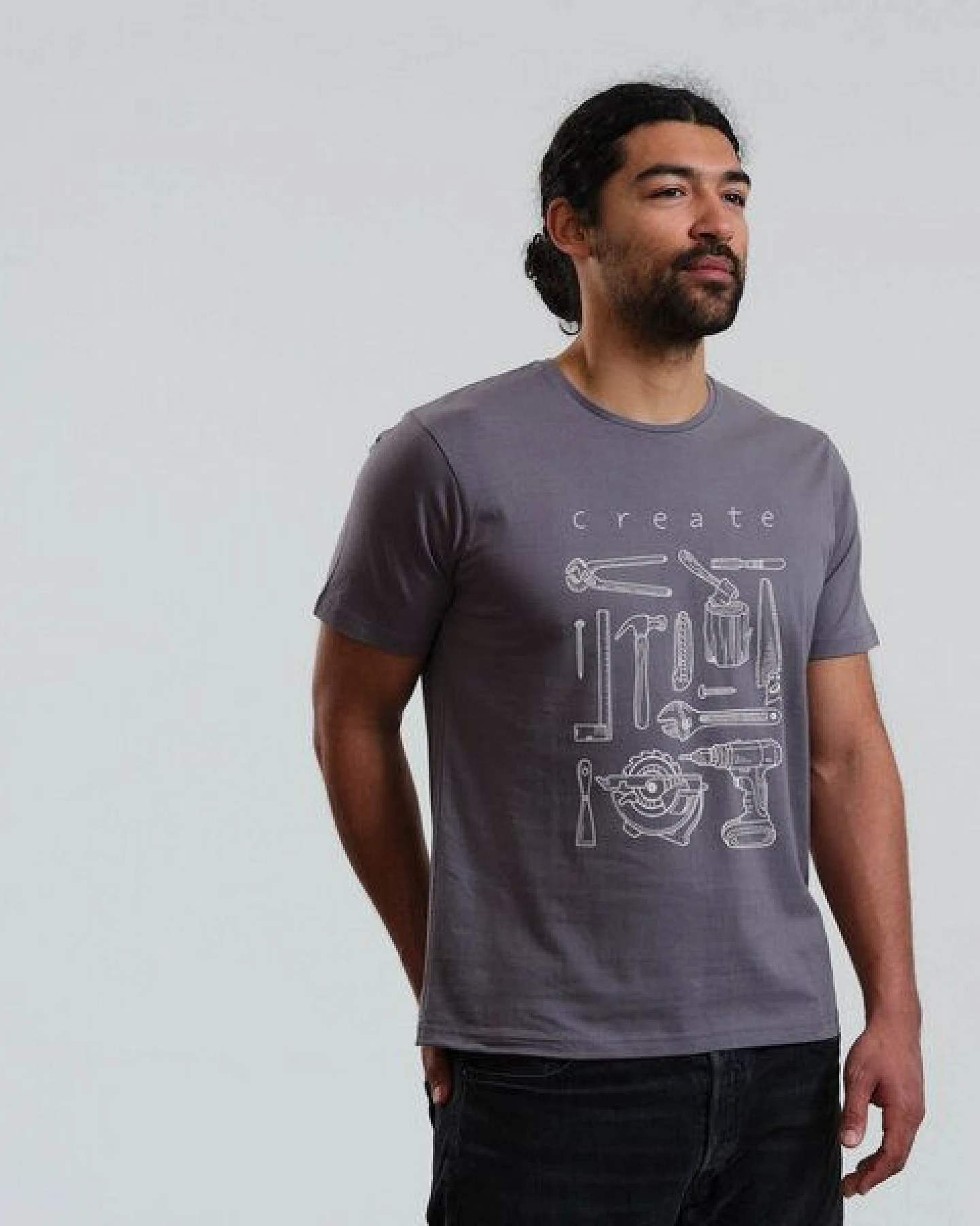 GARY MASH Shirt Create groß aus Biobaumwolle – Ansicht 2