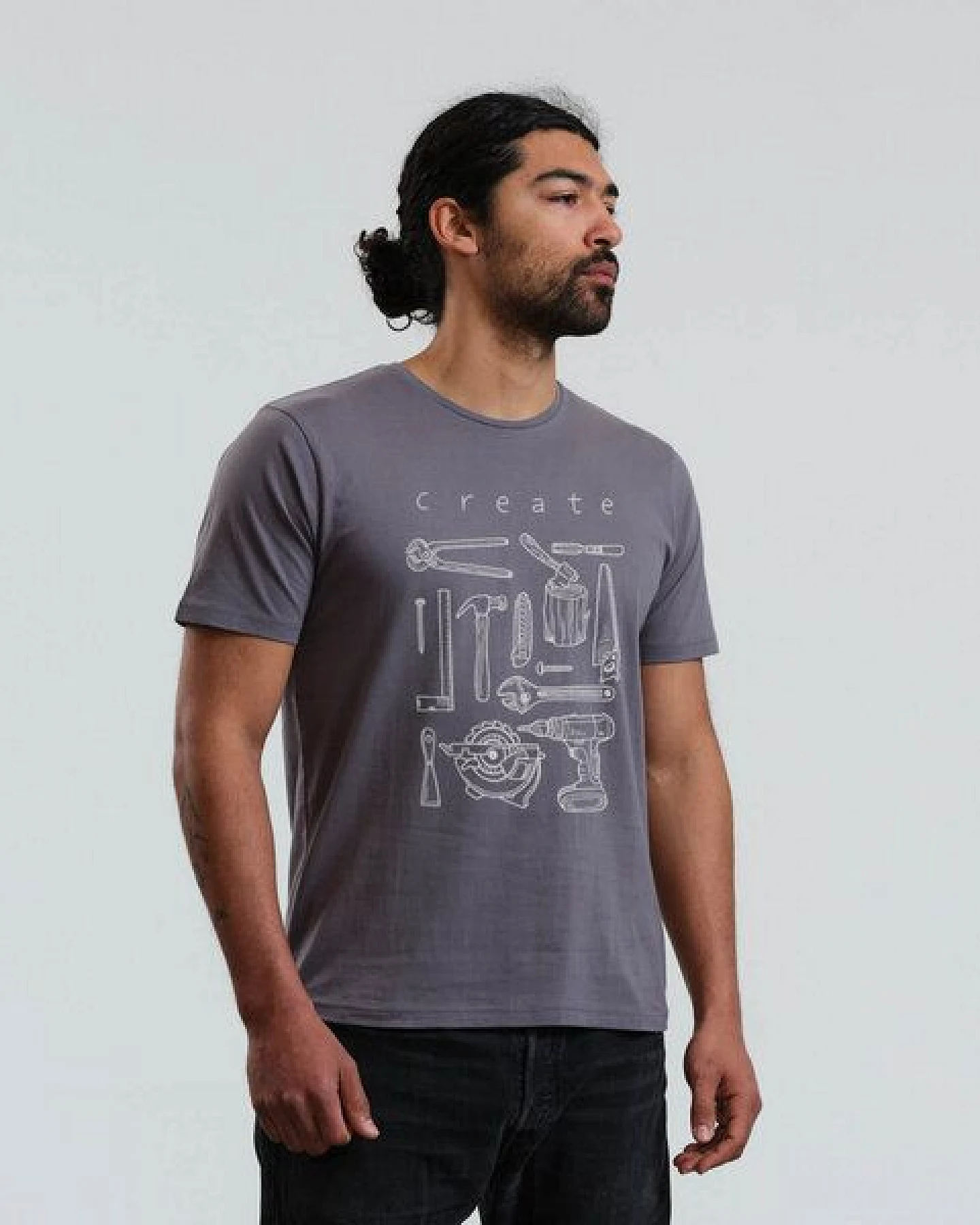 GARY MASH Shirt Create groß aus Biobaumwolle – Ansicht 3