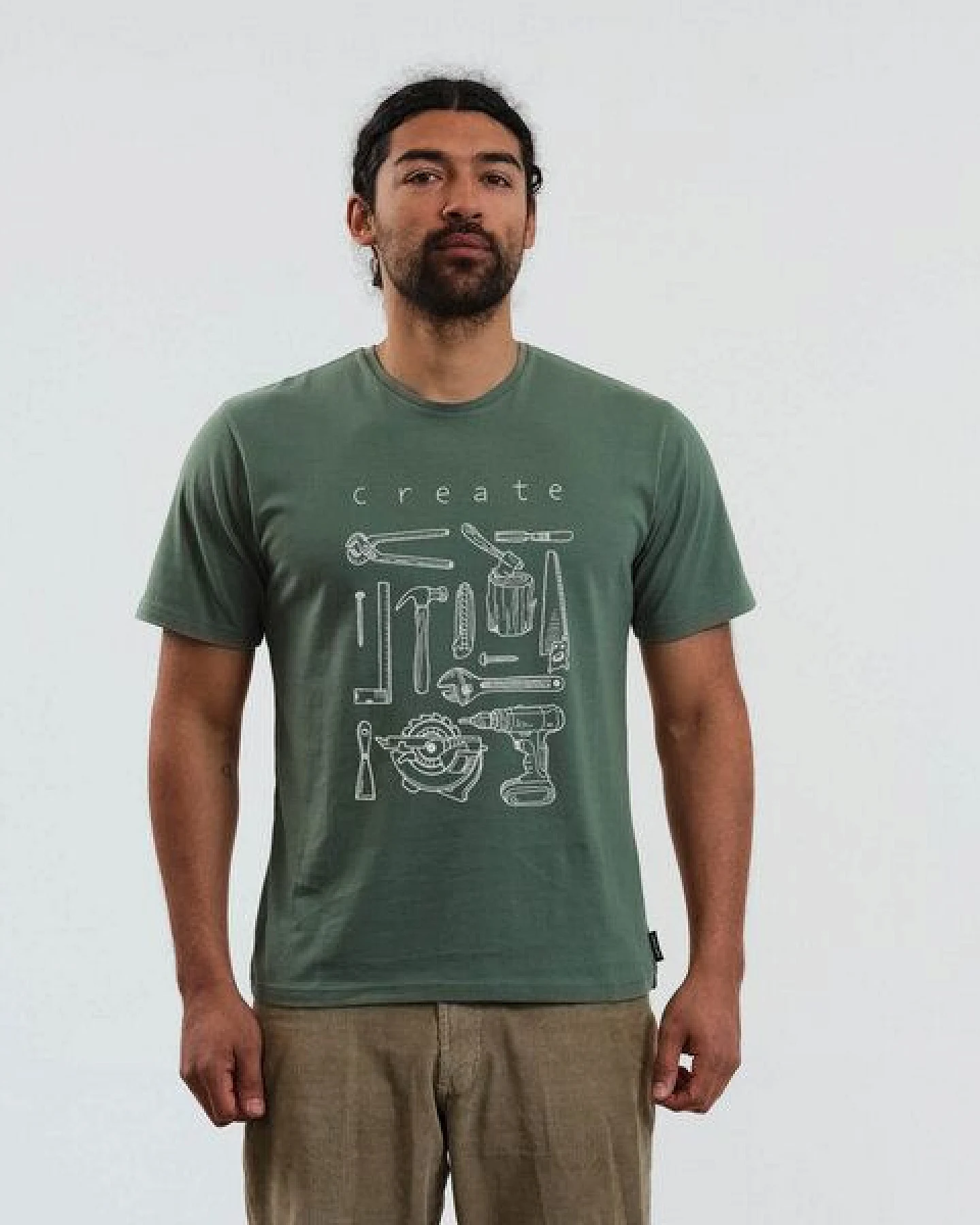 GARY MASH Shirt Create groß aus Biobaumwolle – Ansicht 2