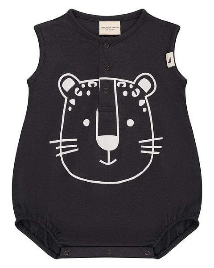 Baby Bubble Romper *Cub Face* GOTS & BIO