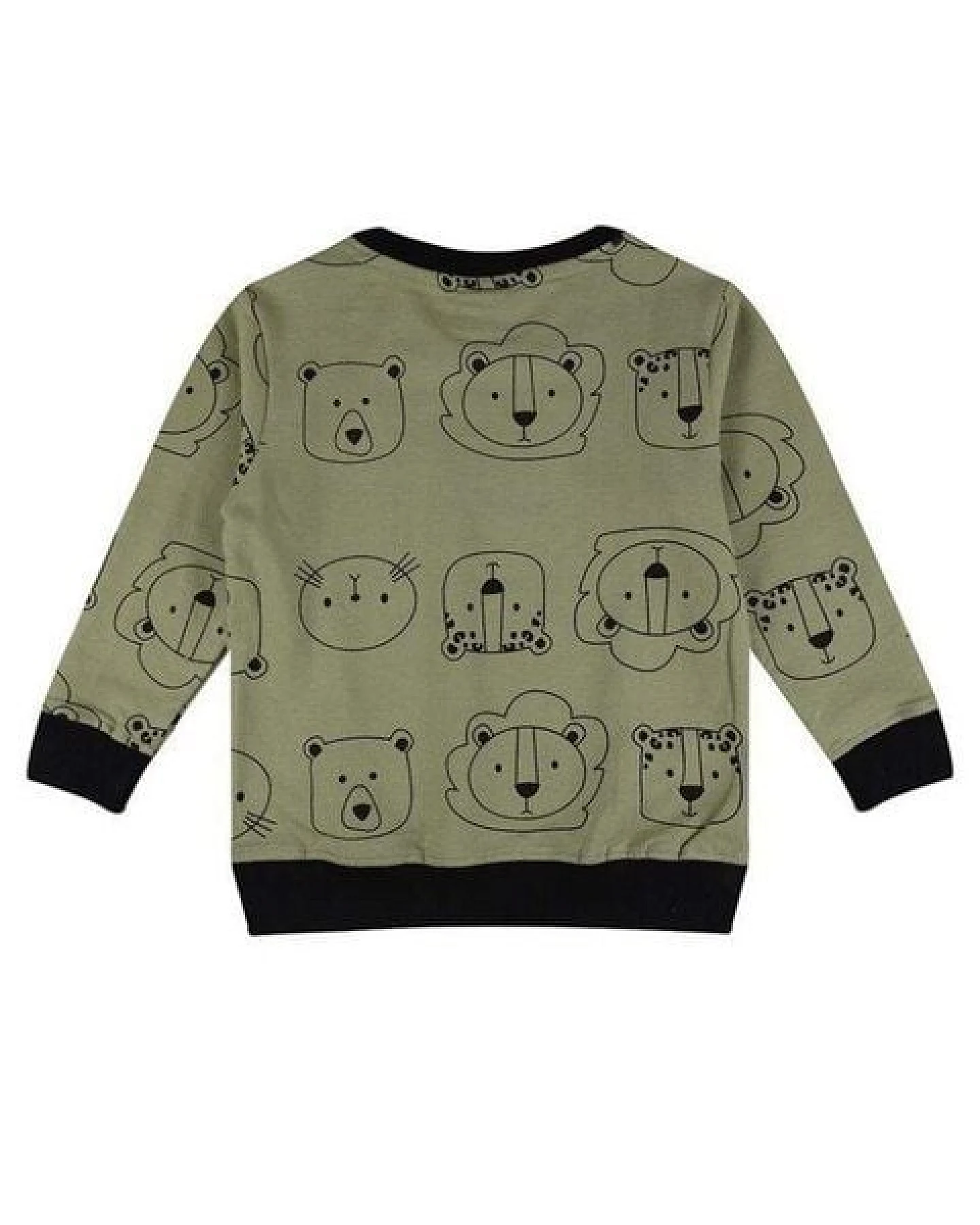 Baby Sweatshirt *Cub Faces* GOTS & BIO – Ansicht 2
