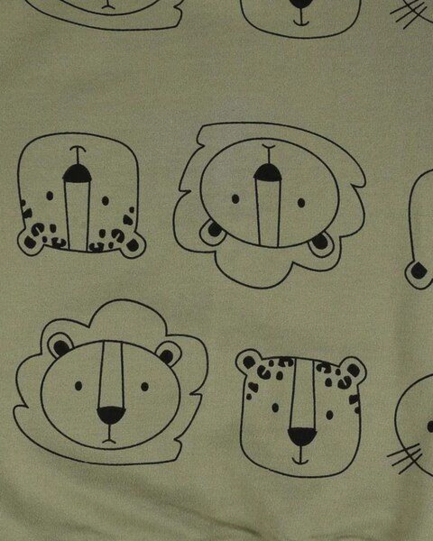 Baby Sweatshirt *Cub Faces* GOTS & BIO – Ansicht 3