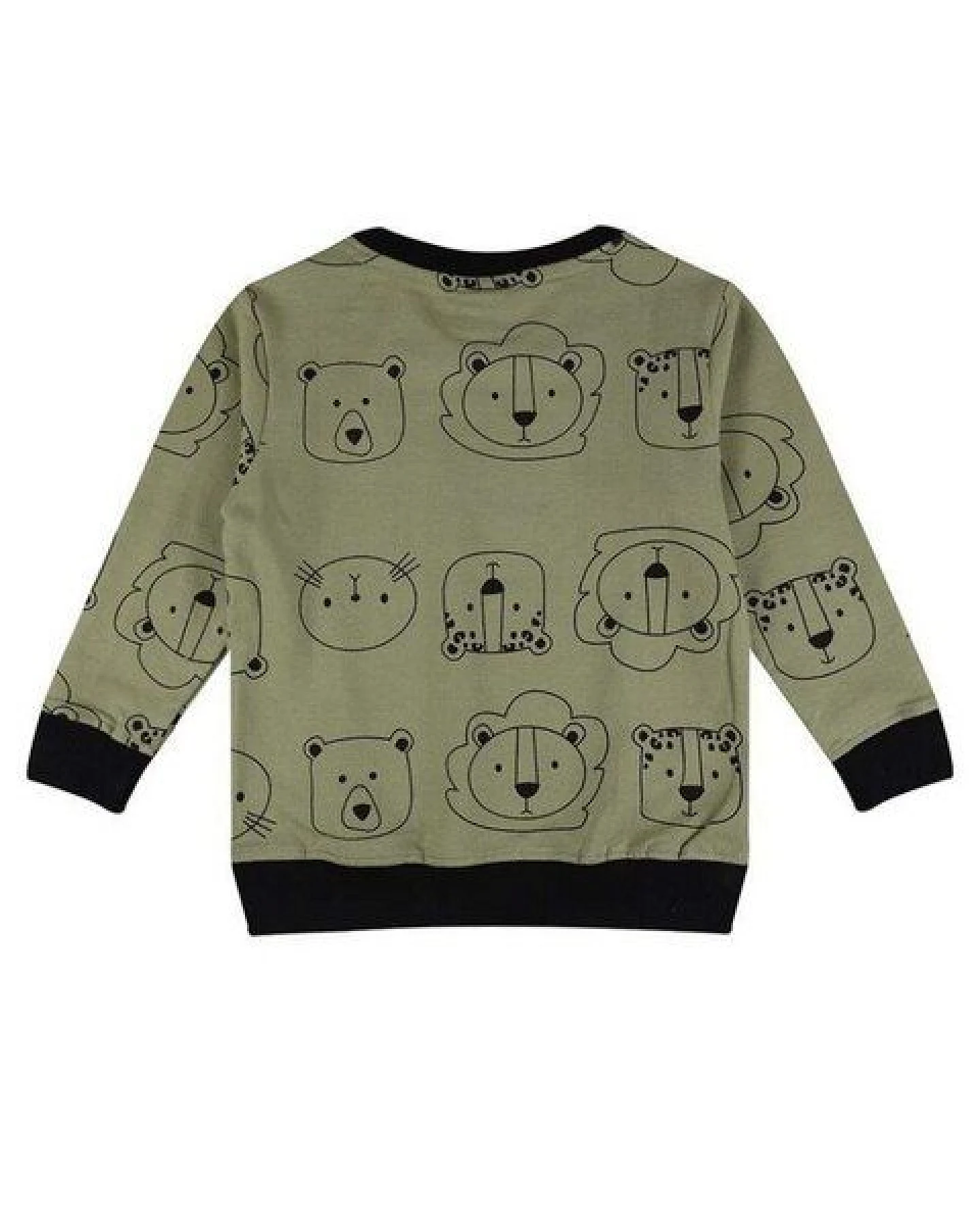 Baby Sweatshirt *Cub Faces* GOTS & BIO – Ansicht 2