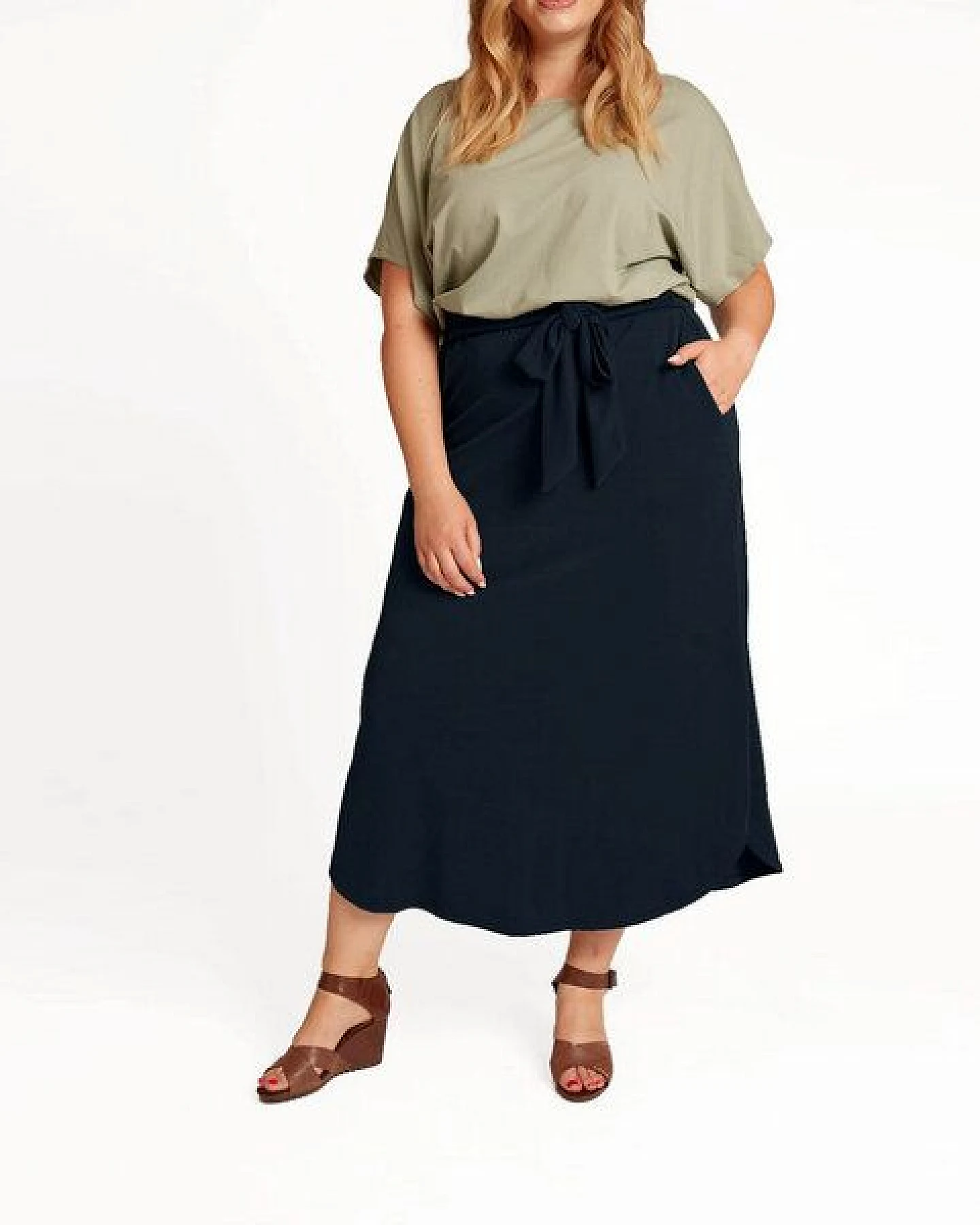 WiDDA berlin Rock TULIP aus TENCEL Modal Jersey in NAVY – Ansicht 2
