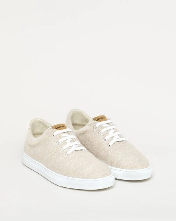 Magicfelt moderner Wool Walker Sneaker aus feinster Alpaka Wolle