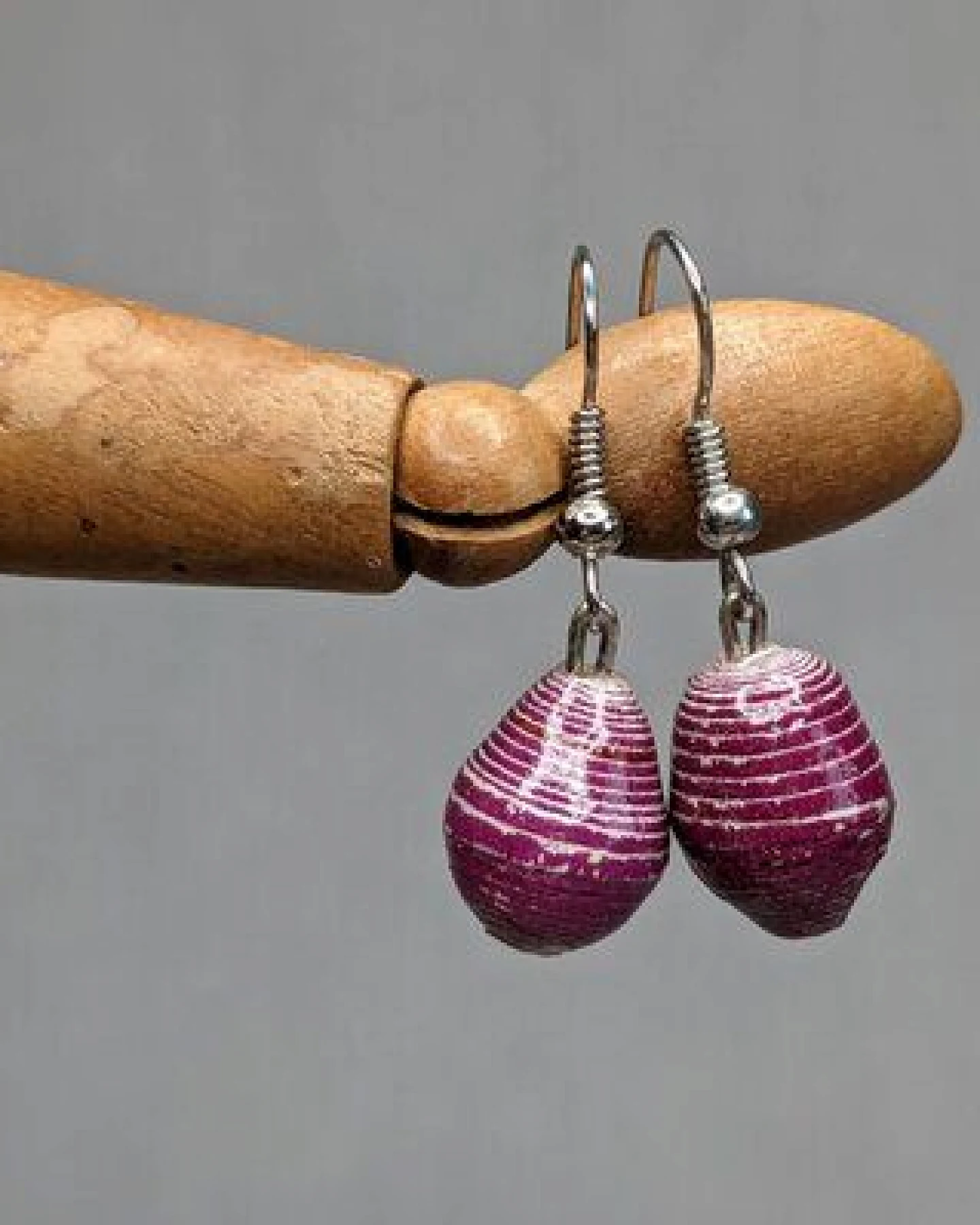 PEARLS OF AFRICA Ohrringe aus Papierperlen "HAPPY BEAD" recycelt – Ansicht 3