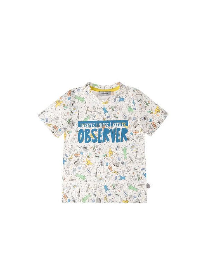Marraine Kids T-Shirt aus Bio Baumwolle mit Alloverdruck