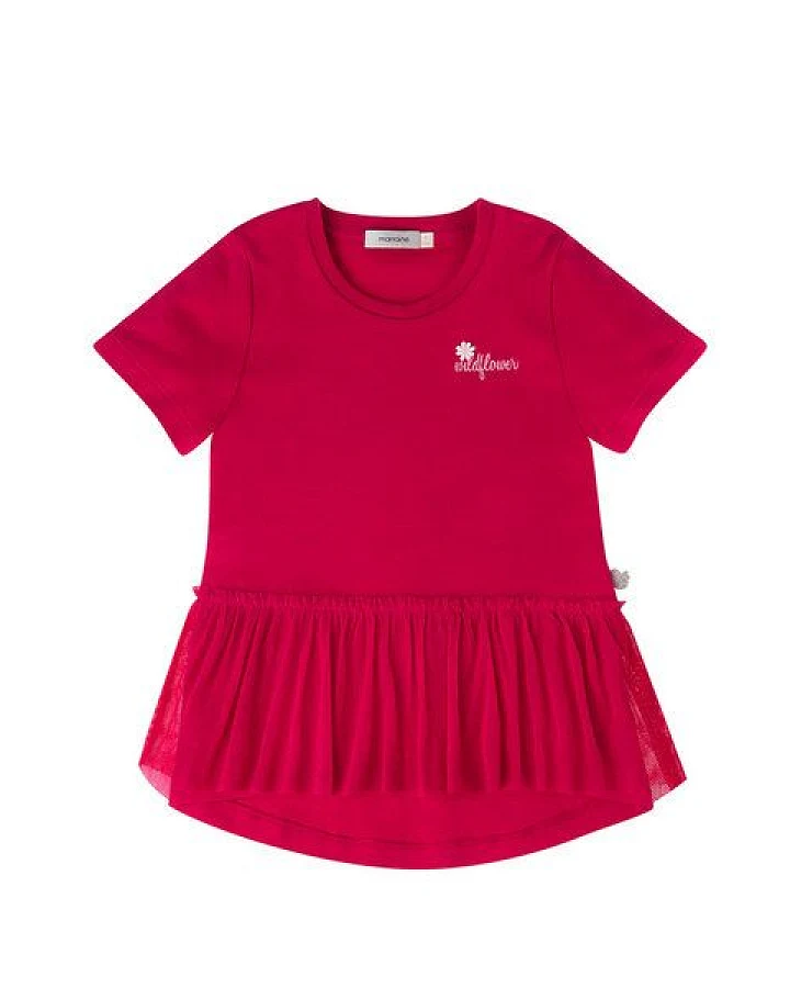 Marraine Kids Longshirt mit Tüll aus Bio Baumwolle "Wildflower"