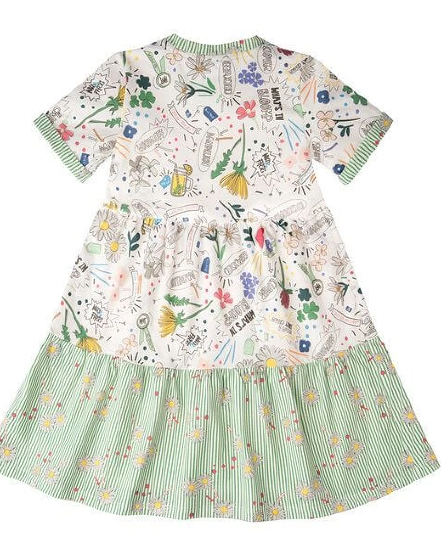 Marraine Kids T-Shirt Kleid aus Bio Baumwolle "Buttercup" – Ansicht 3