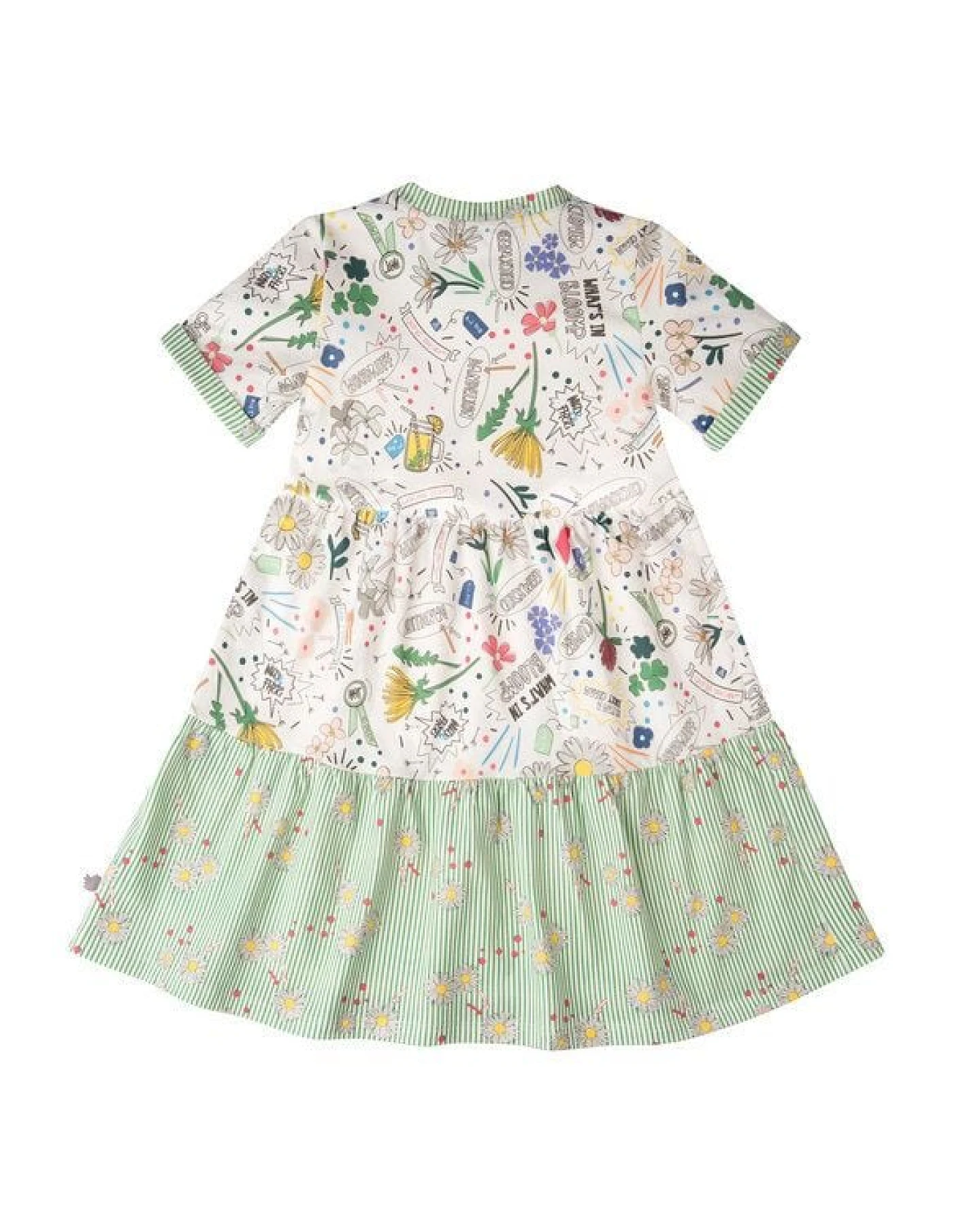 Marraine Kids T-Shirt Kleid aus Bio Baumwolle "Buttercup" – Ansicht 3