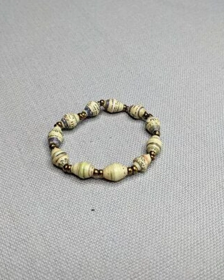 PEARLS OF AFRICA Kinderarmband aus Papierperlen "LIRA" recycelt
