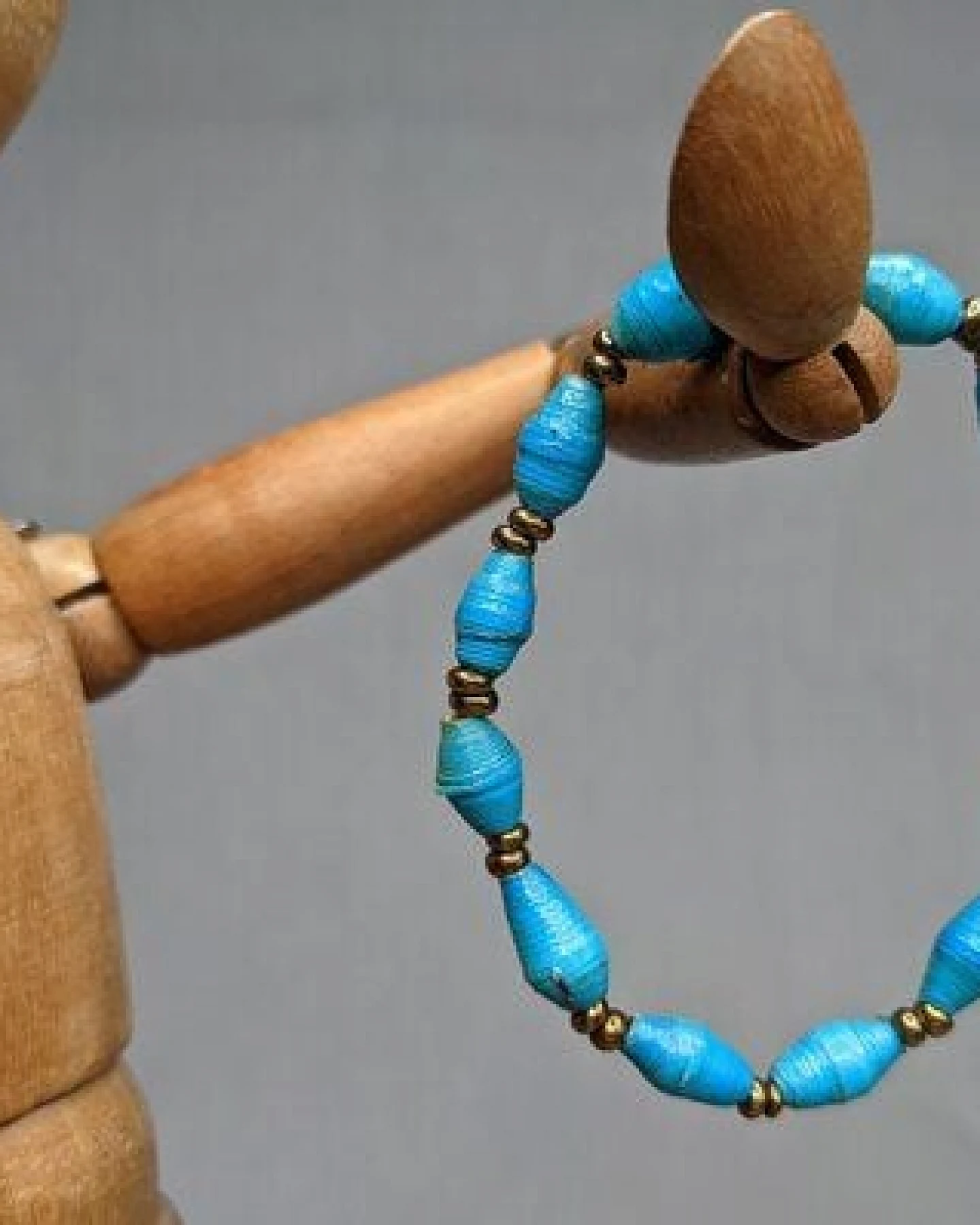 PEARLS OF AFRICA Kinderarmband aus Papierperlen "LIRA" recycelt – Ansicht 4