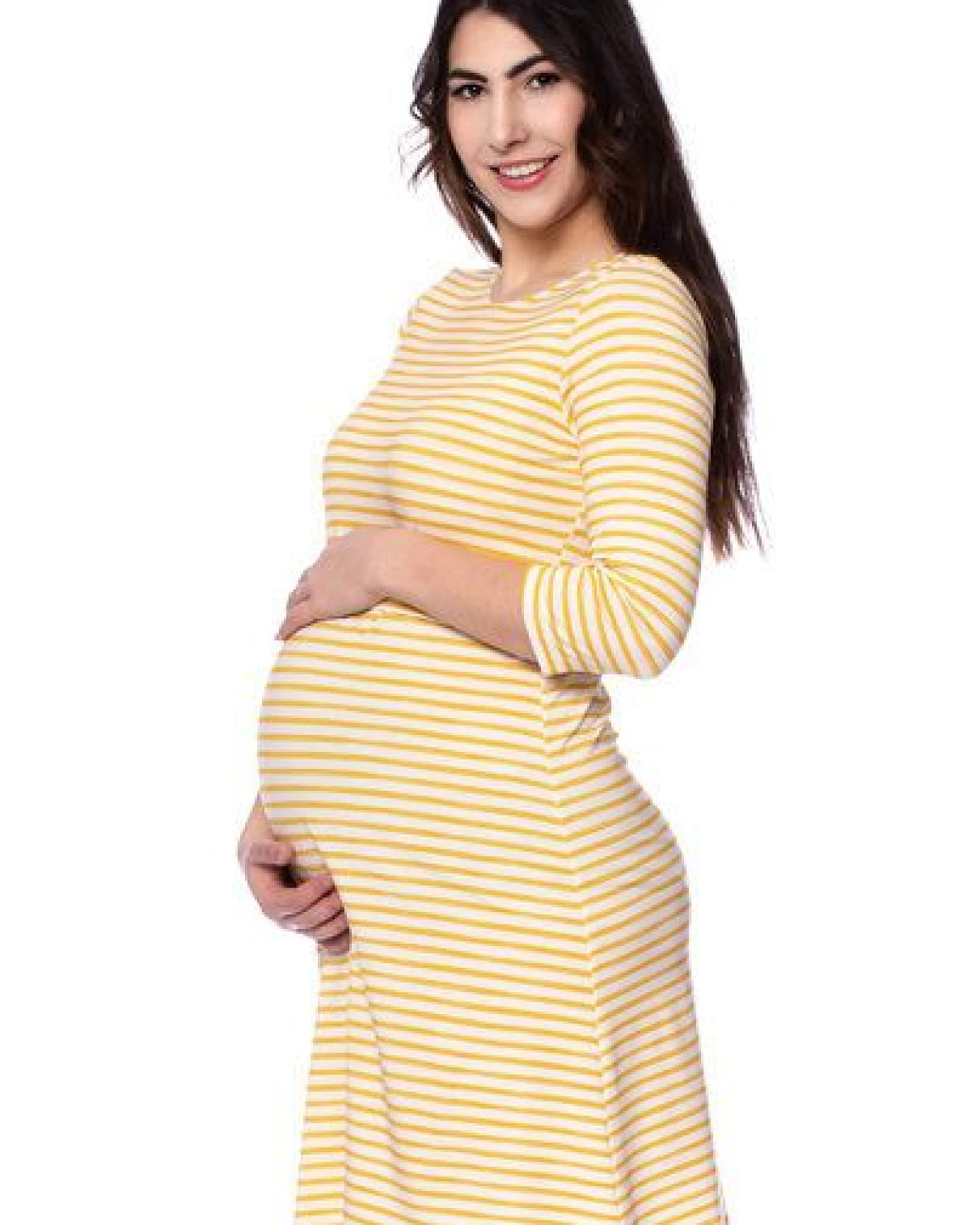 Milchshake ARIELLE Umstands- und Stillkleid aus Bambus-Viskose – Ansicht 4