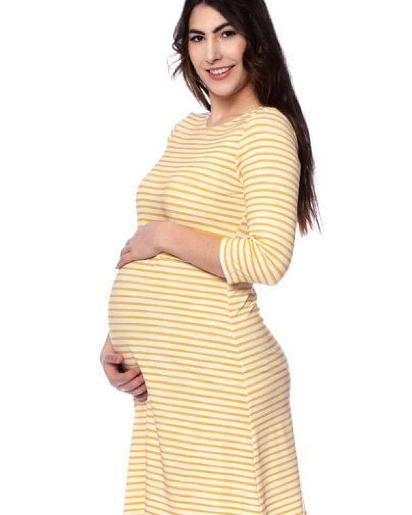 Milchshake ARIELLE Umstands- und Stillkleid aus Bambus-Viskose – Ansicht 4